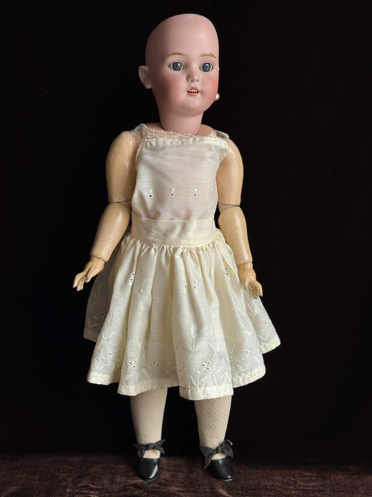 Antique German 22.5” Simon Halbig Baby Blanche Bisque Head Doll