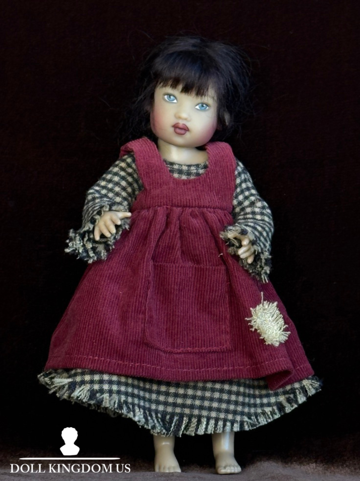 Collectible 7.5" Helen Kish ZSU ZSE Asian Riley's Friend Doll Jointed Limbs