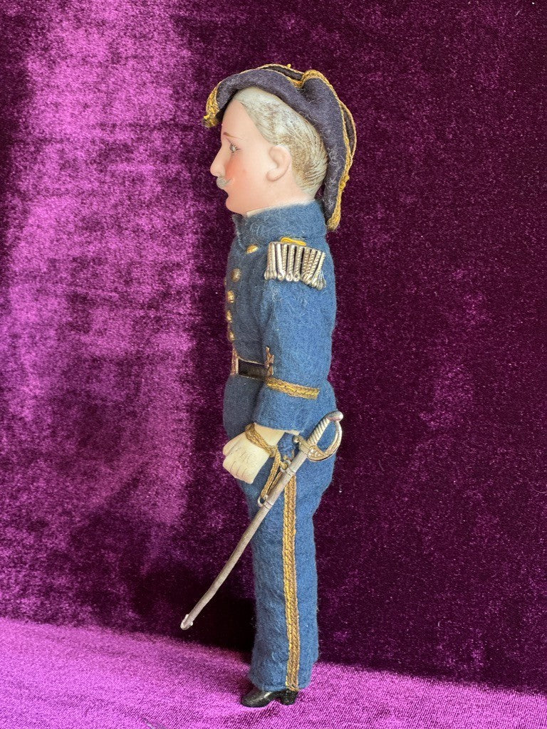 Very Rare 8.25” Antique German Cuno Otto Dressel Portrait Character Bisque Doll