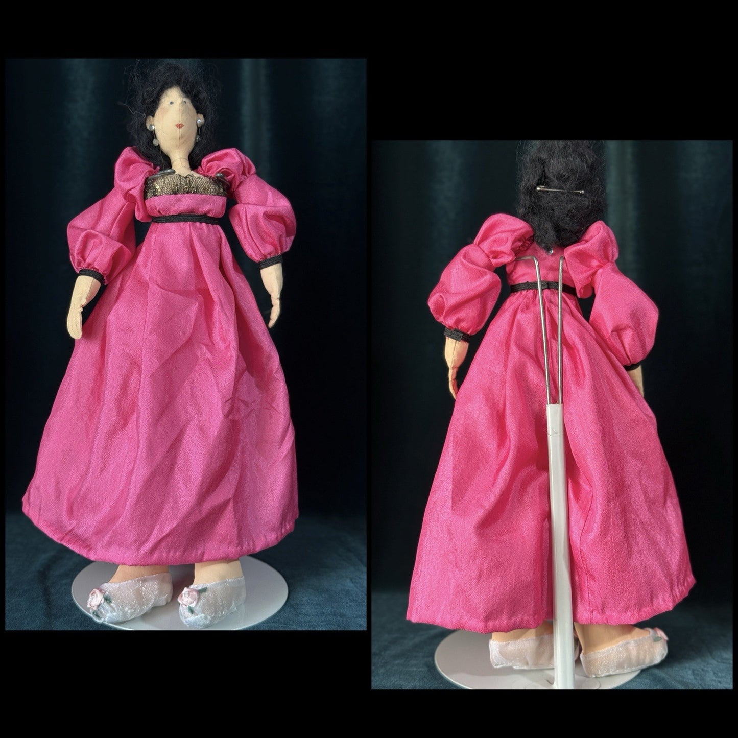Lot Of 8 Artist Collectible Whimsical Cloth Dolls