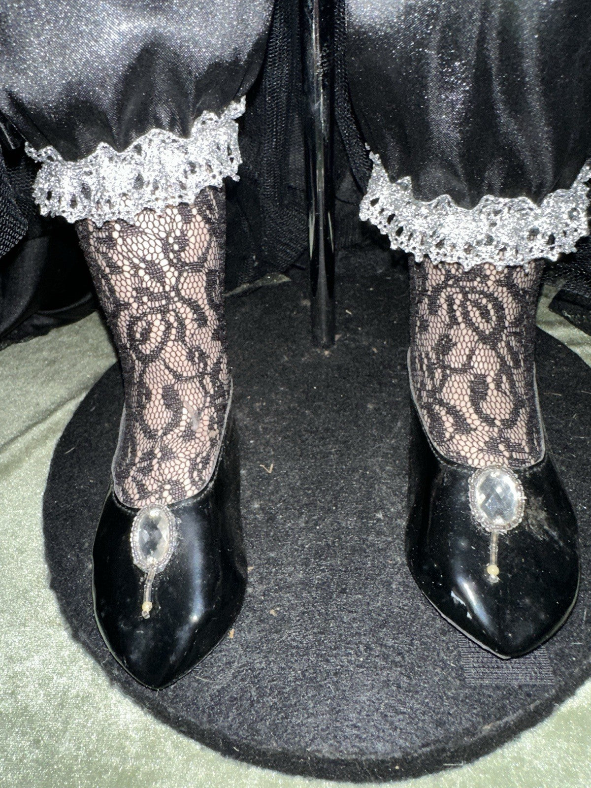 Collectible Large 42” Porcelain Doll “Platinum” by Rustie LE 700 COA/Stand