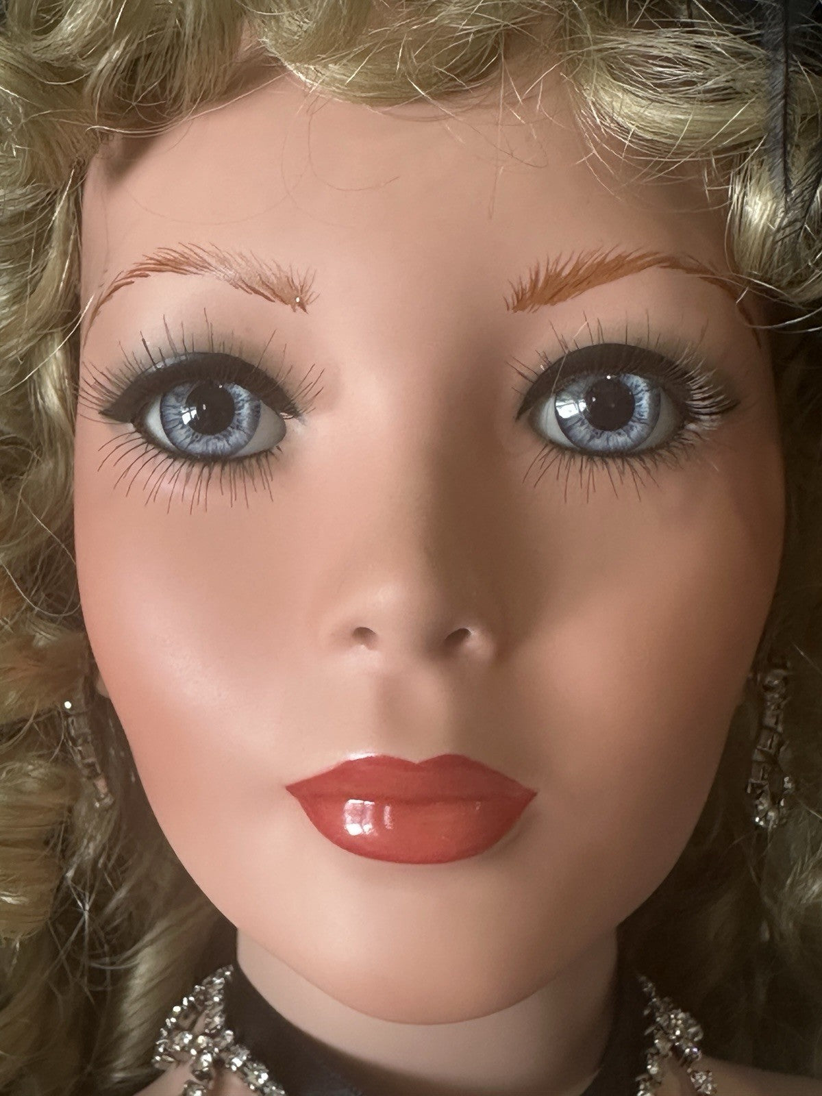 Collectible Large 42” Porcelain Doll “Avalon” by Rustie LE 1000 COA/Stand