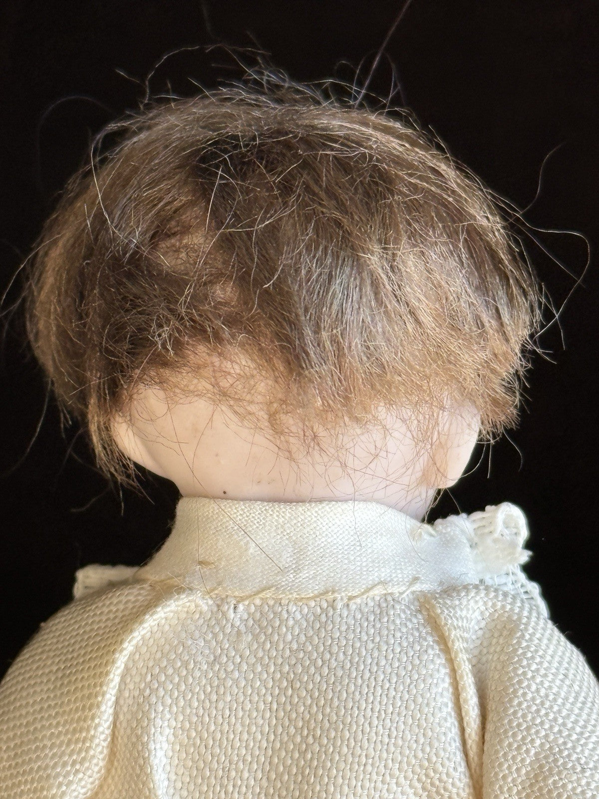 Antique German 4.75” All Bisque Limbach Mignonette Boy Doll