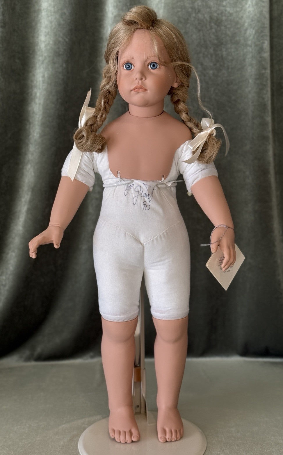 MIB Artist Hildegard Gunzel Vinyl 24” Doll “Tricia” LE 2000 Box/Tag/COA