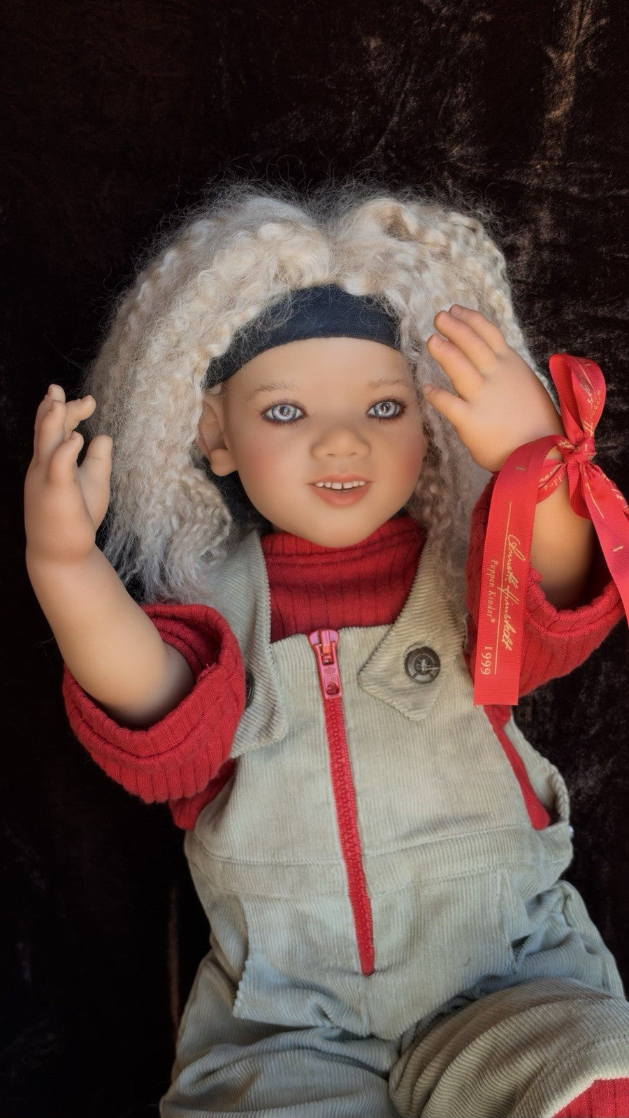 Collectible Annette Himstedt 28” Vinyl Doll Georgi lI New in Box