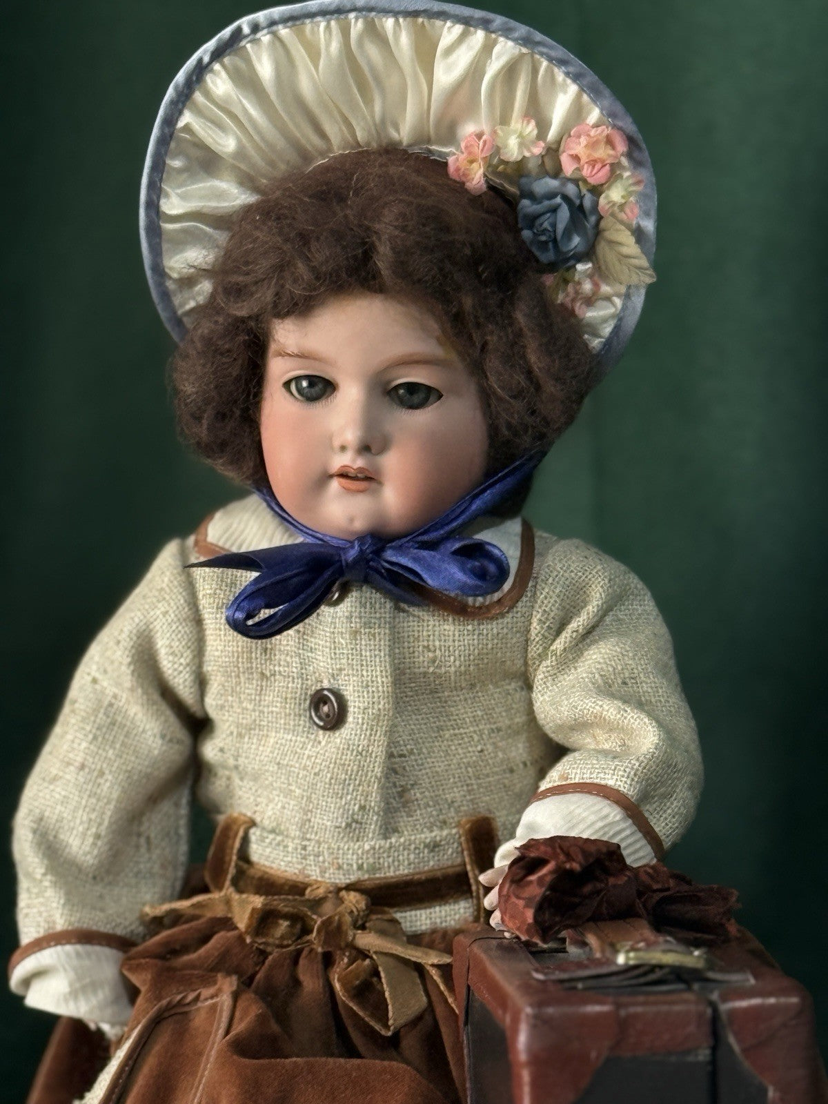 Antique German Armand Marseille 201013 Cryer Arabesque 18” Doll
