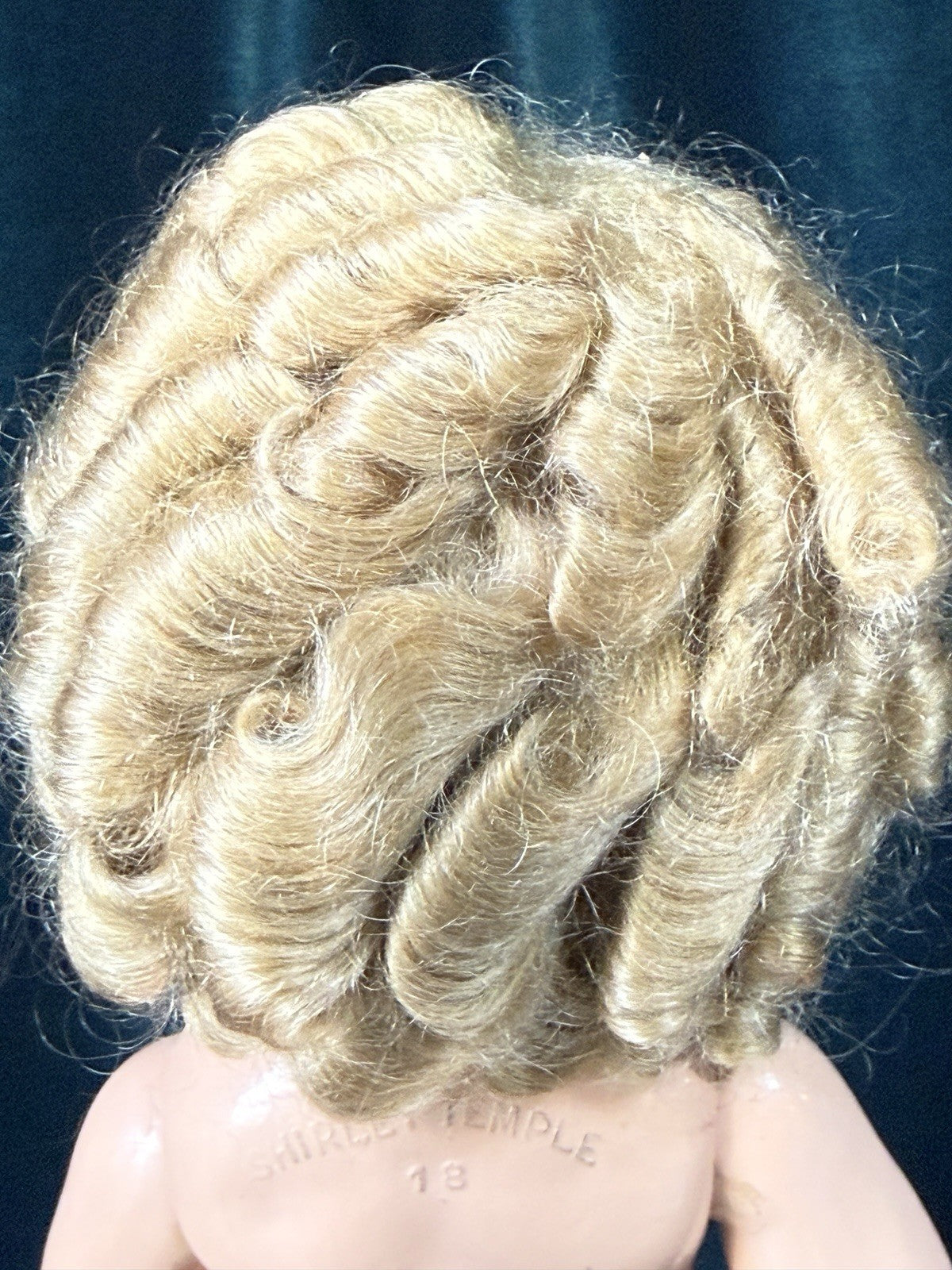 Vintage 1930’s Composition 18” Shirley Temple Doll by Ideal Company- Redressed