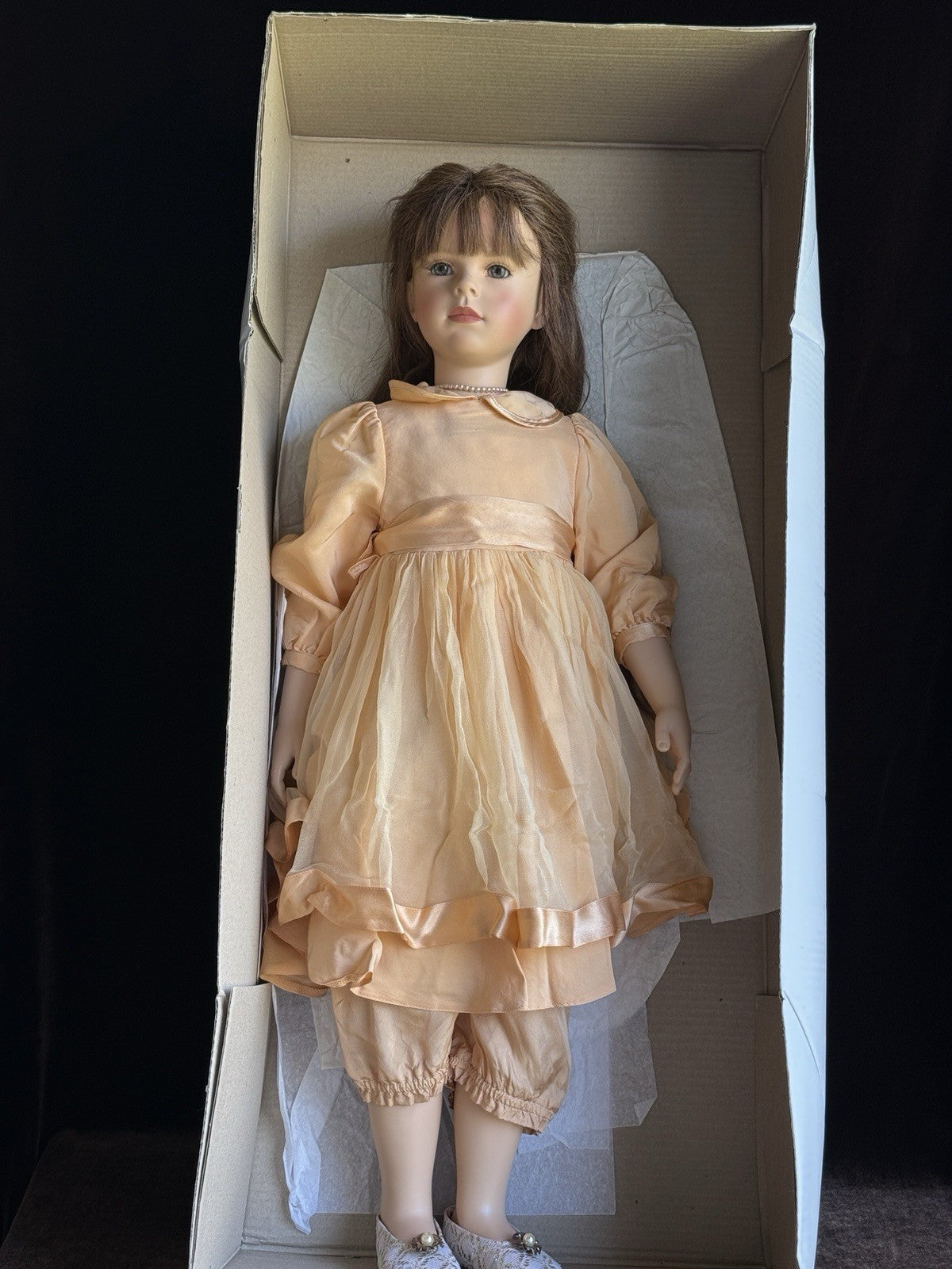 Collectible Vinyl 29” Jamilah Doll by Vera Scholz WMP LE 250, with Box