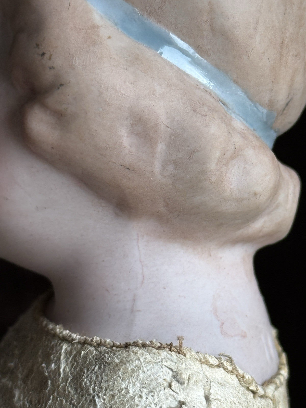 Antique German 11” Gebruder Heubach Coquette Bisque Shoulder Head Character Doll