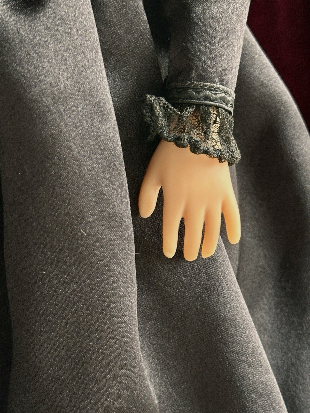 Collectible French Heloise 21.5” Resin/Cloth Doll