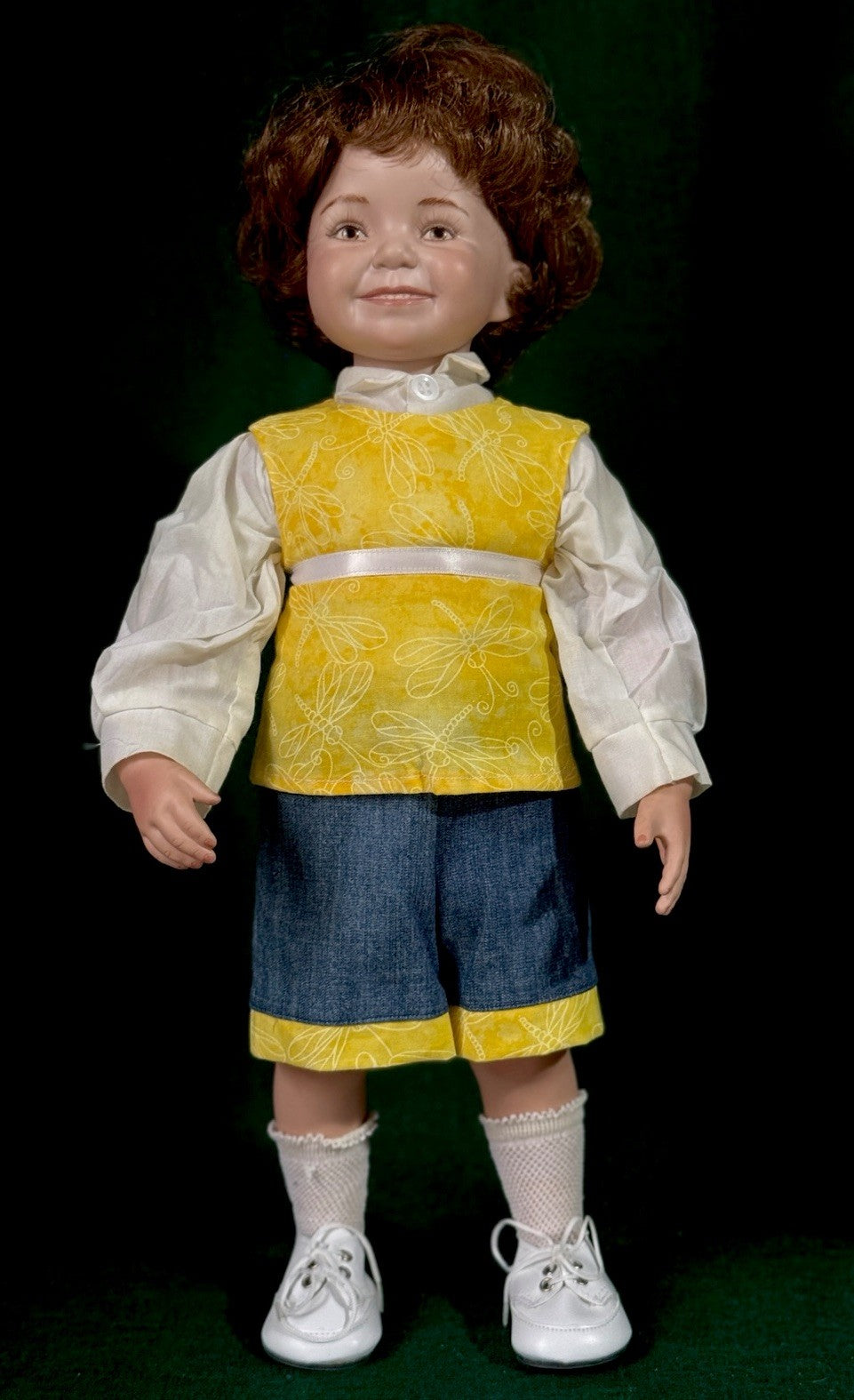 Reproduction Of “Kayla II” Mold by Dianna Effner Porcelain 18” Boy Doll