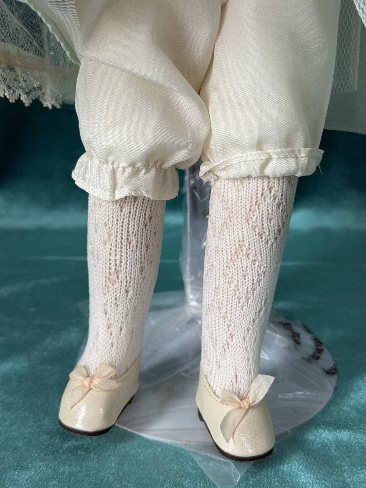 MIB Reproduction of Antique French A.14.T. Porcelain 18” Doll By Louis Nichole