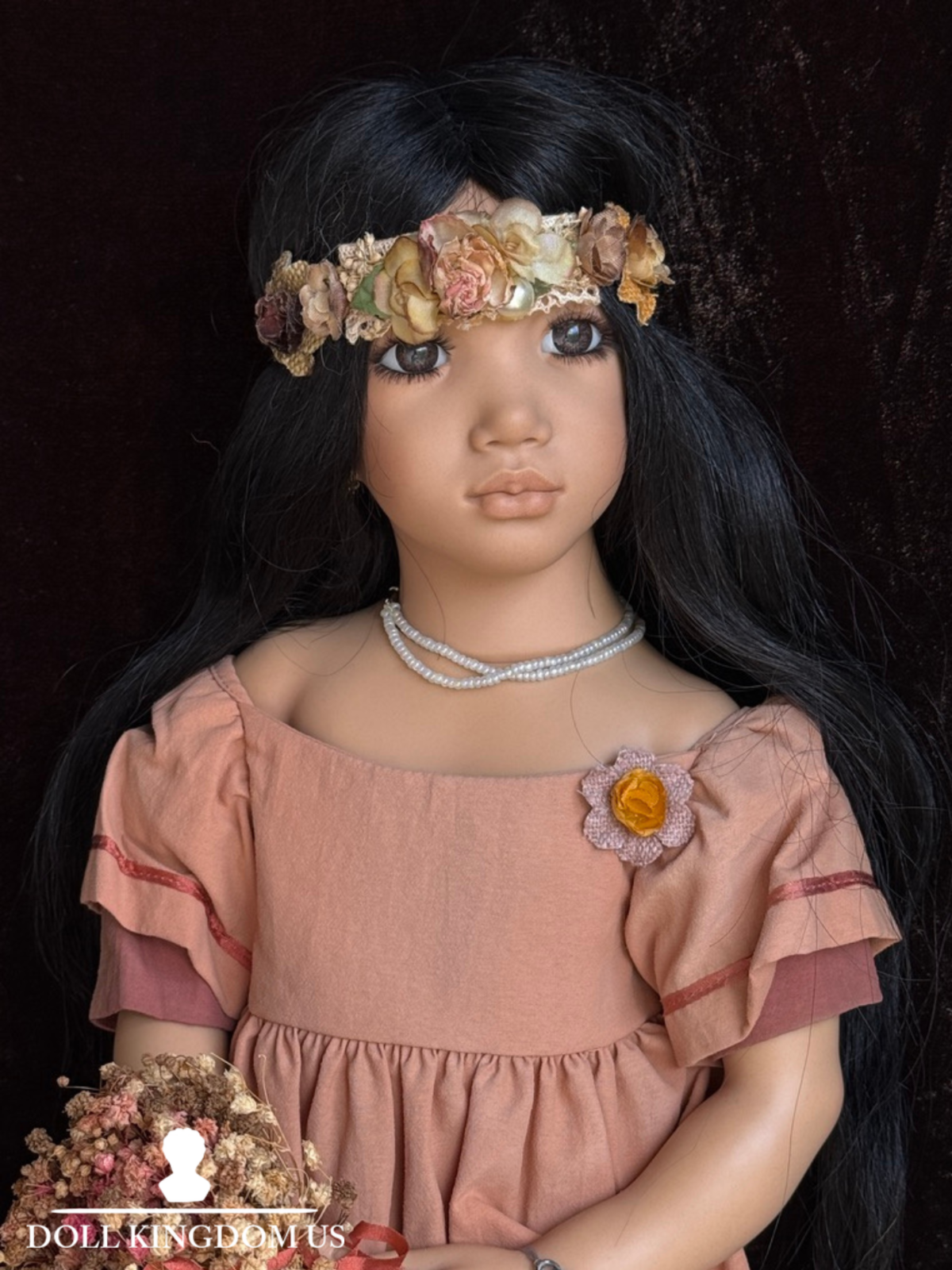 Collectible Vinyl Annette Himstedt 23” Doll “Morgana” 1996 New in Box