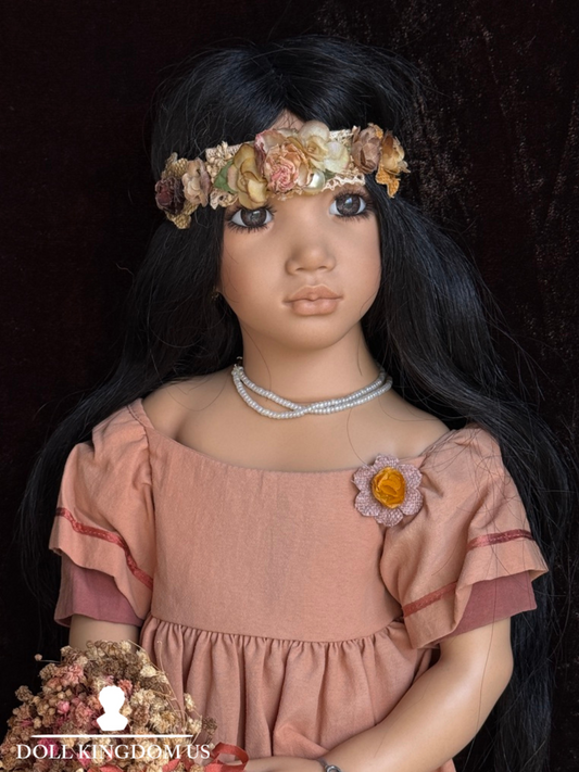 Collectible Vinyl Annette Himstedt 23” Doll “Morgana” 1996 New in Box