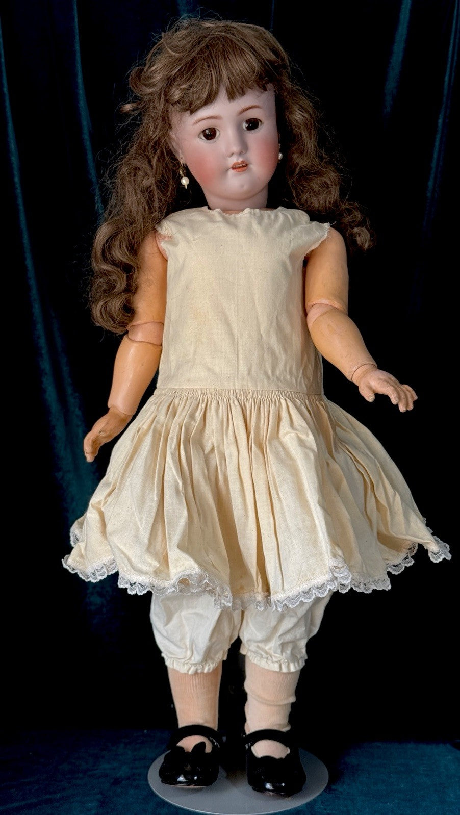 Antique German Simon Halbig Heinrich Handwerck 30” Doll Bisque Head