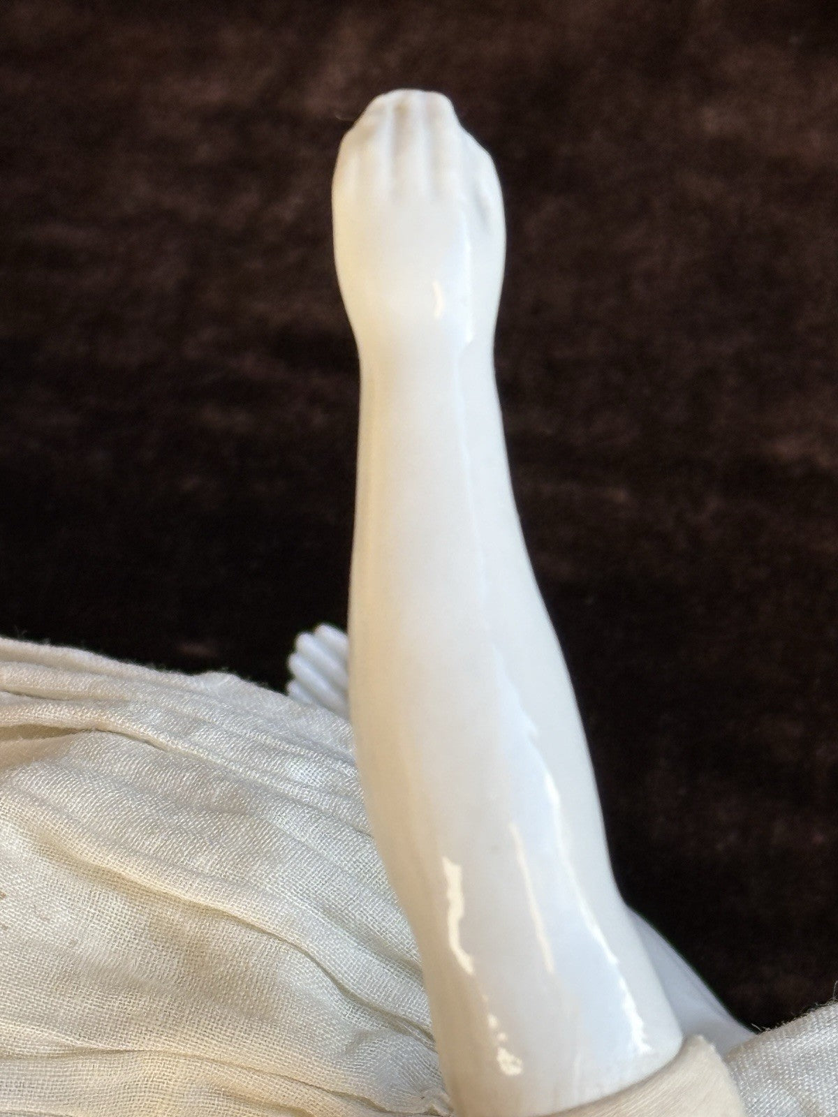 Antique German 13” Flat Top Highbrow China Shoulder Head Doll