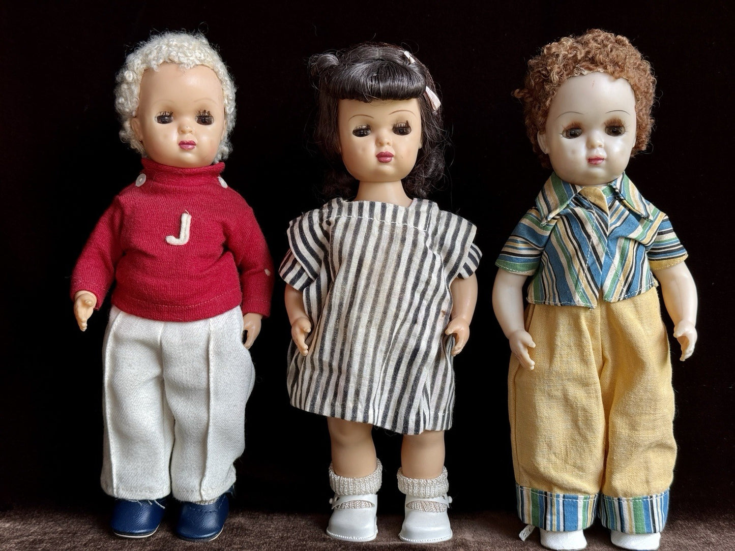 Lot of 3 Plastic Tiny Terri Lee Dolls