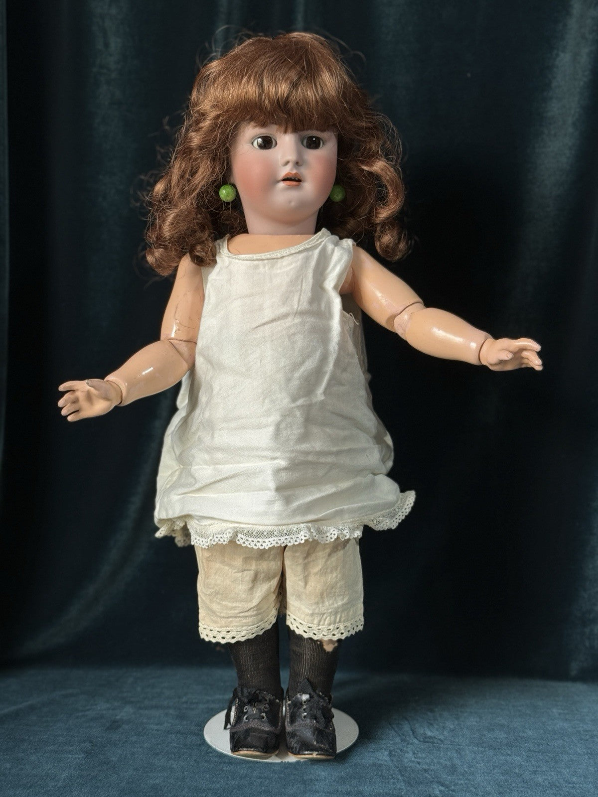 Antique German Simon Halbig Heinrich Handwerck 19” Doll Bisque Head