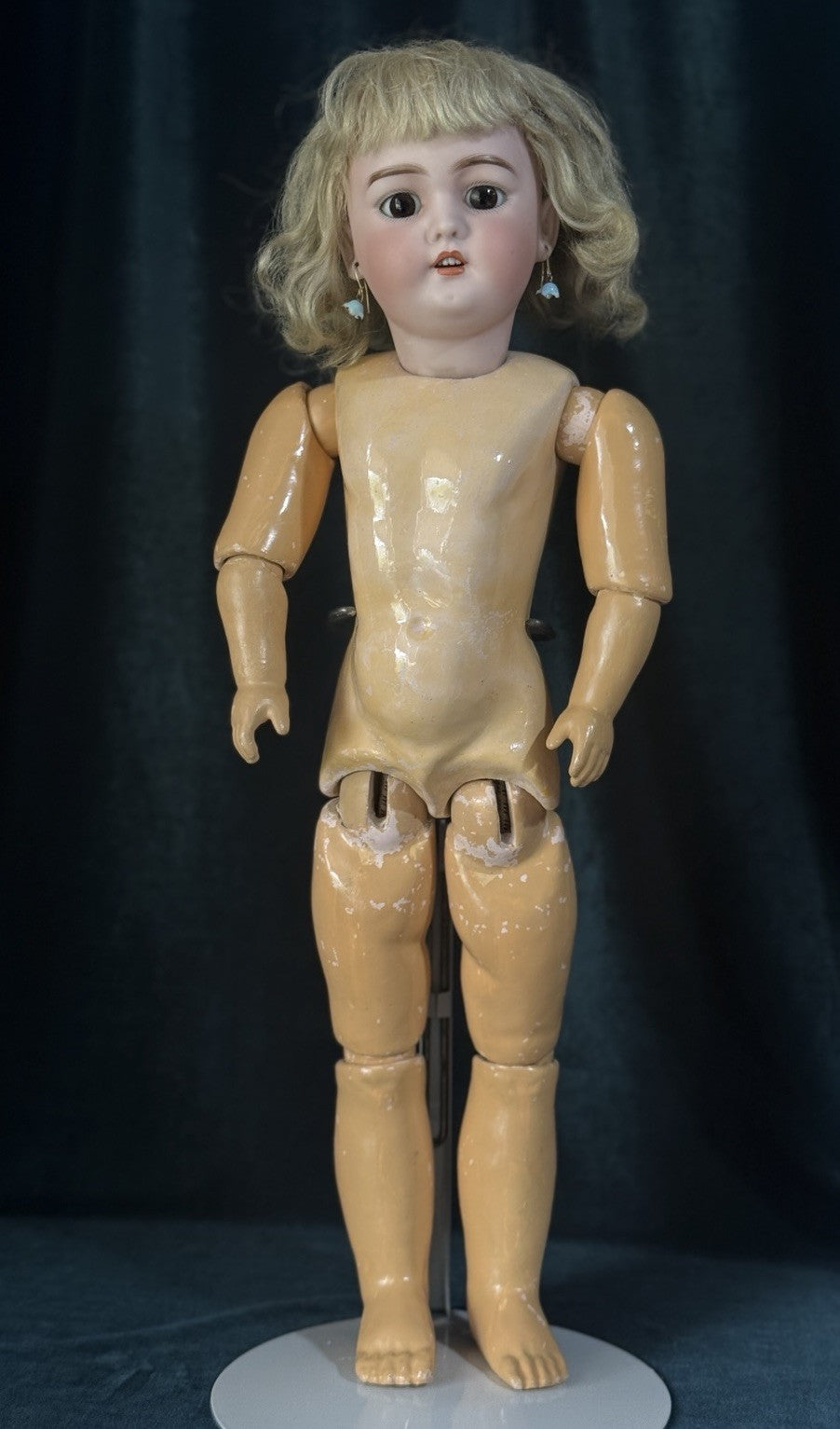 Antique German Simon Halbig Mold Dep 1079 Bisque Head 20” Doll