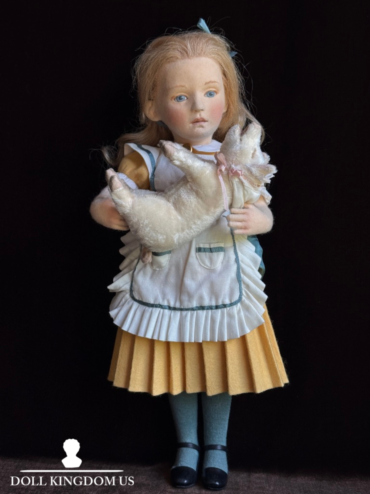 John Wright 17" The Nursery Alice Cloth Felt Doll LE 250 in Box with Certificate