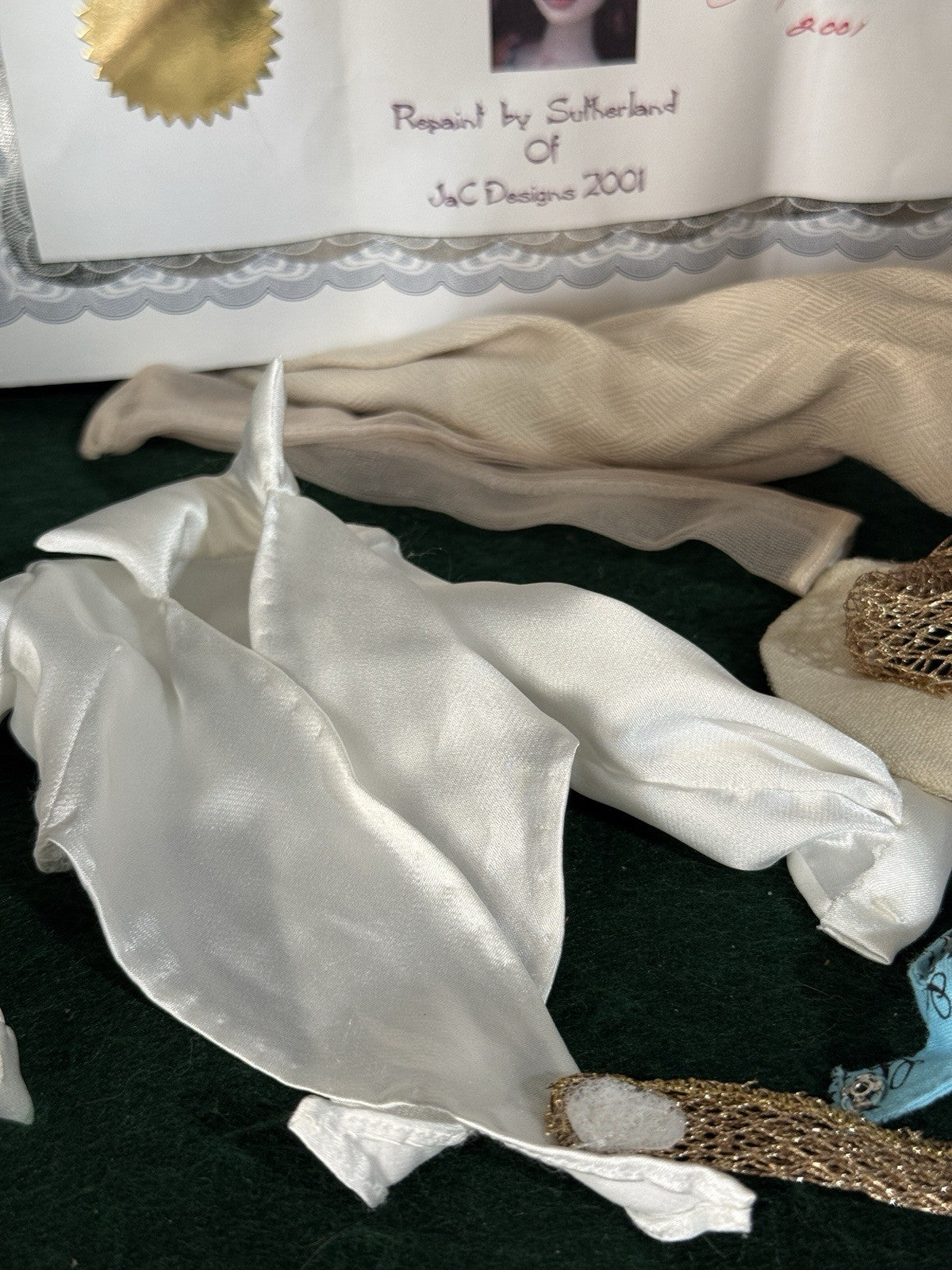 Artist Repainted Gene Marshall “Mystee” Fashion Doll Box/COA By Sutherland