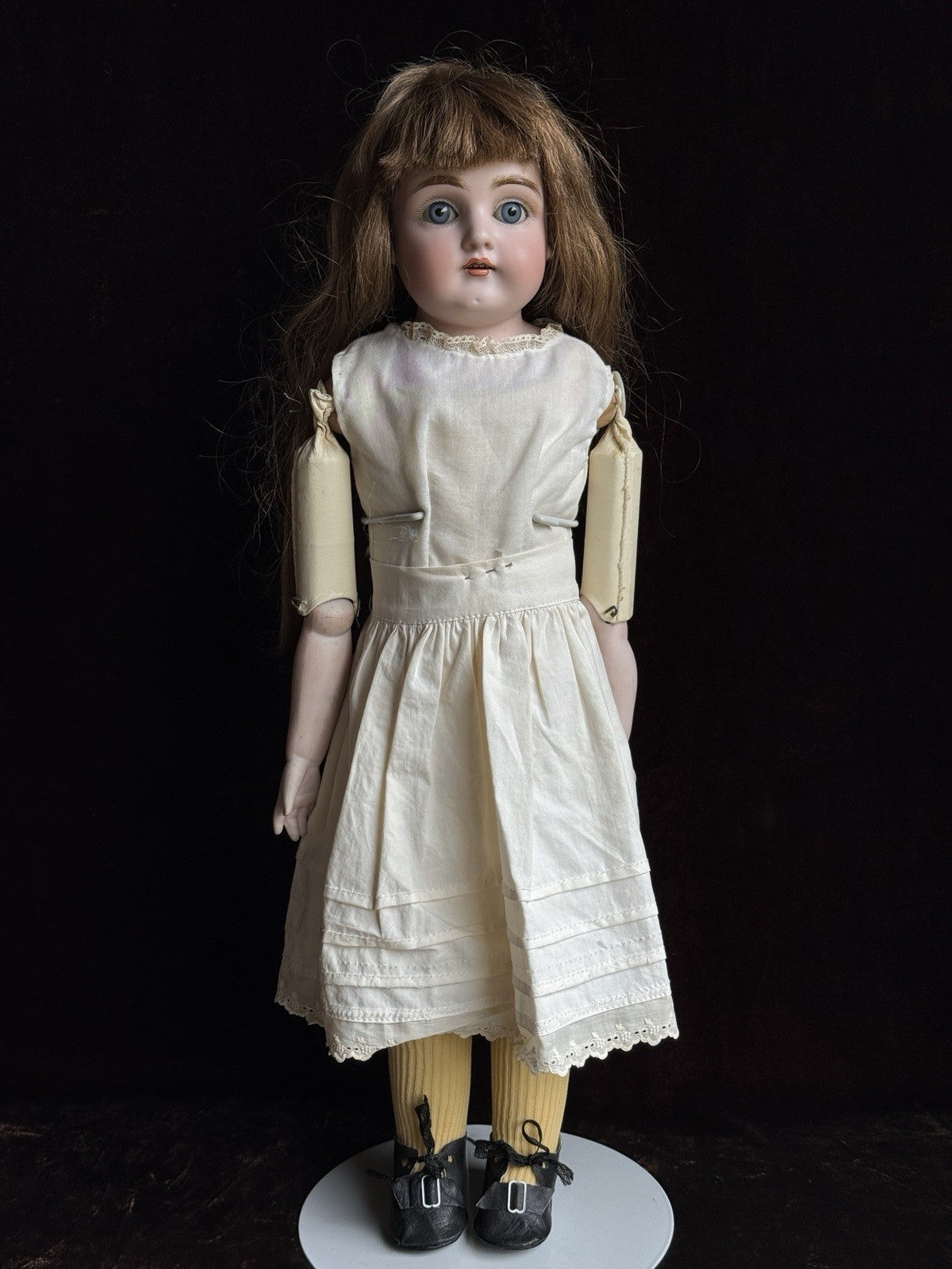 Antique German 20.5” Kestner 154 Bisque Shoulder Head Doll