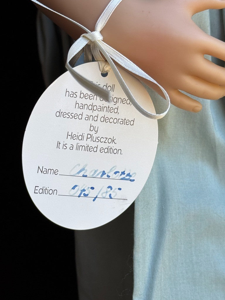 Lifelike Artist Vinyl 23” Heidi Plusczok Charlotte Doll LE 85 in Box