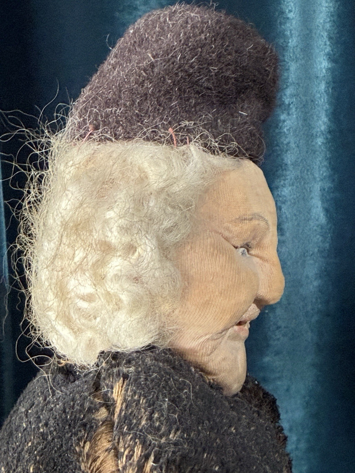 Unidentified Antique (?) Ravca Type Stockinette 16” Doll