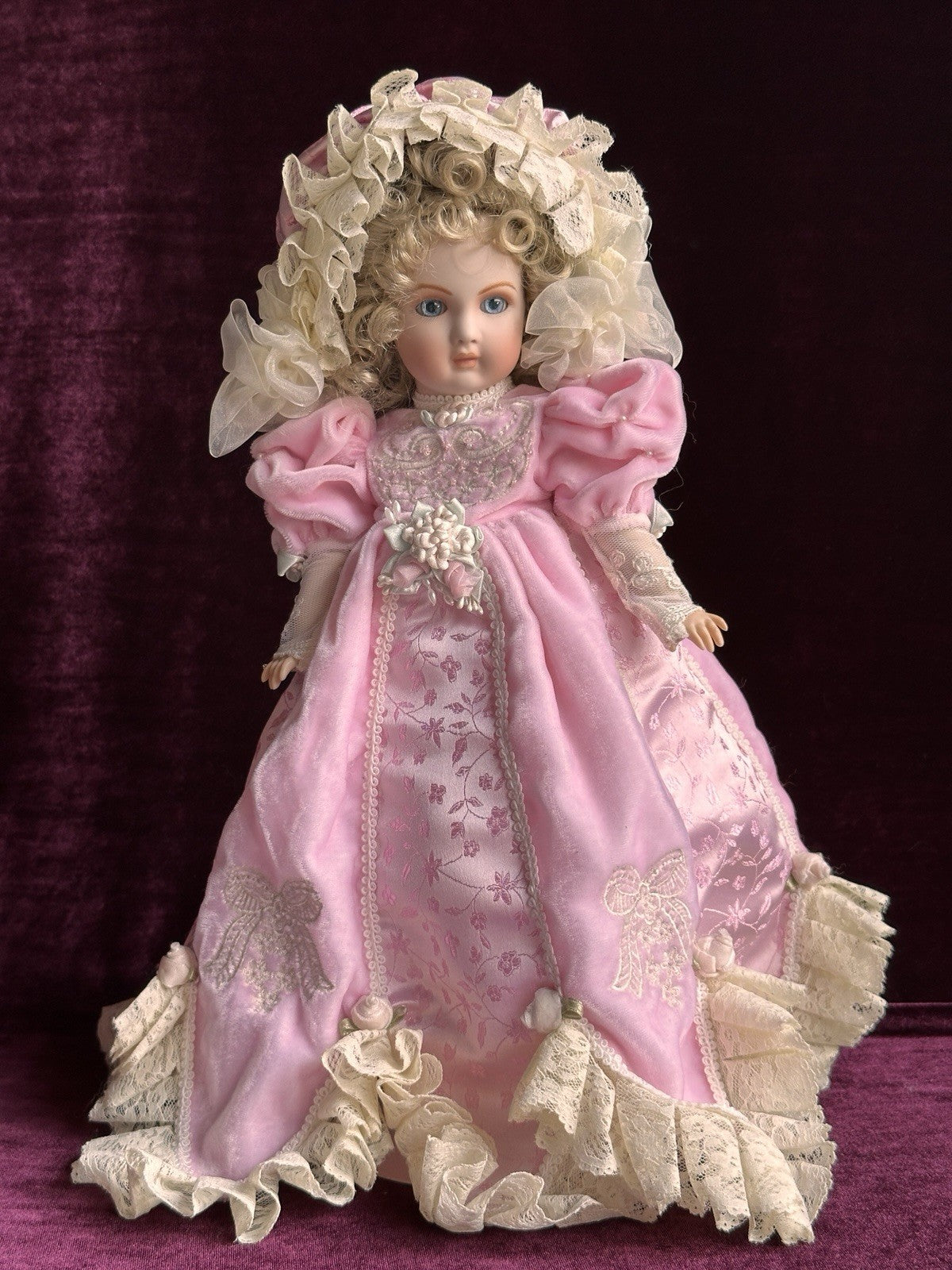 Patricia  Loveless 14" Porcelain Reproduction of Antique French Bebe Doll LE 200