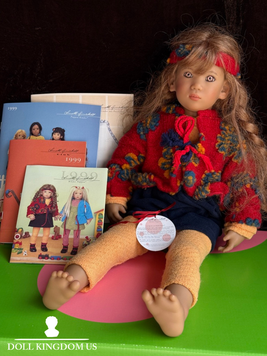 Collectible Vinyl Annette Himstedt 21” Lottchen II Himie Doll in Box