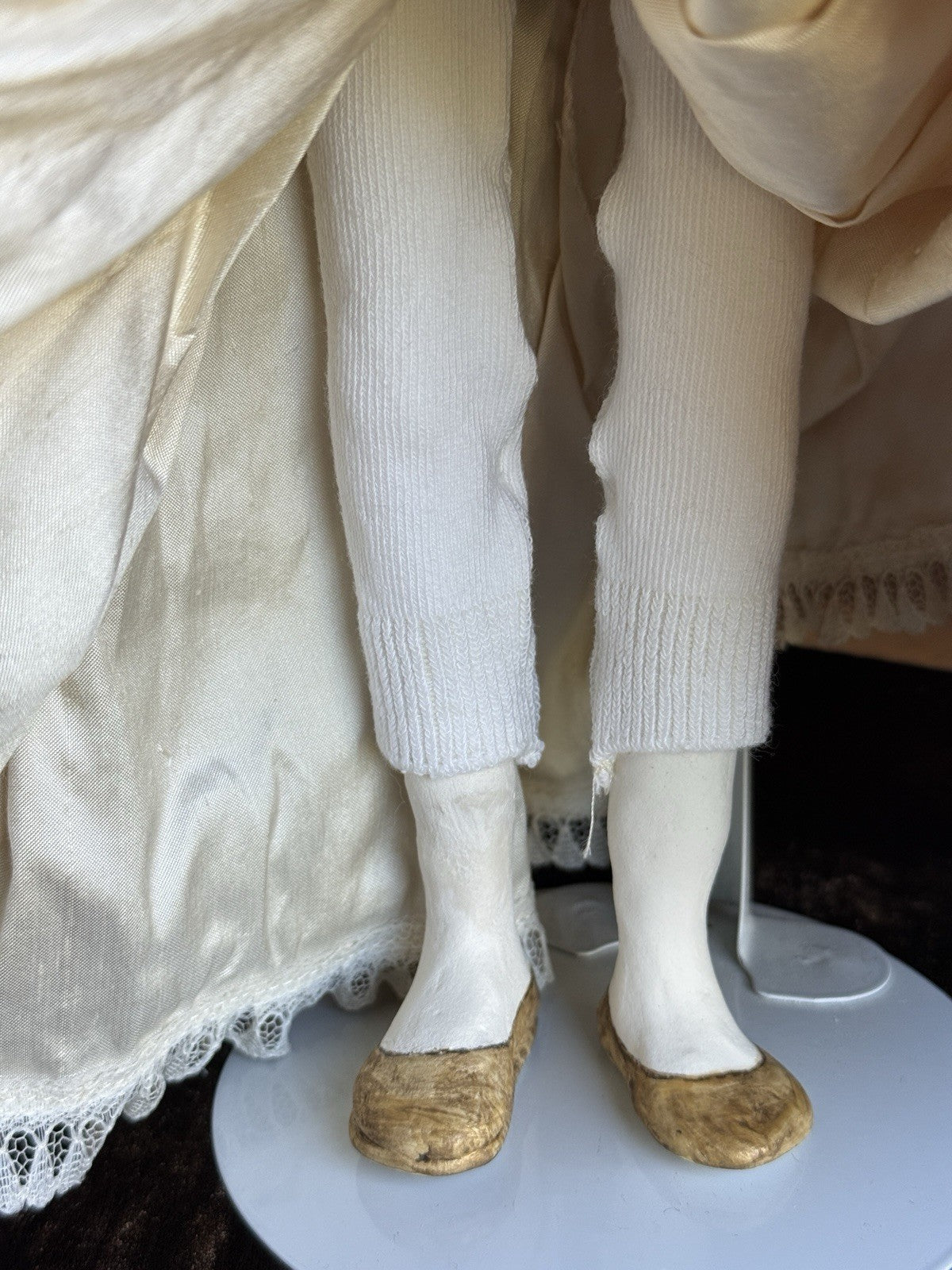 OOAK Collectible 15” Judith & Lucia Friedericy Wax Over Porcelain Doll
