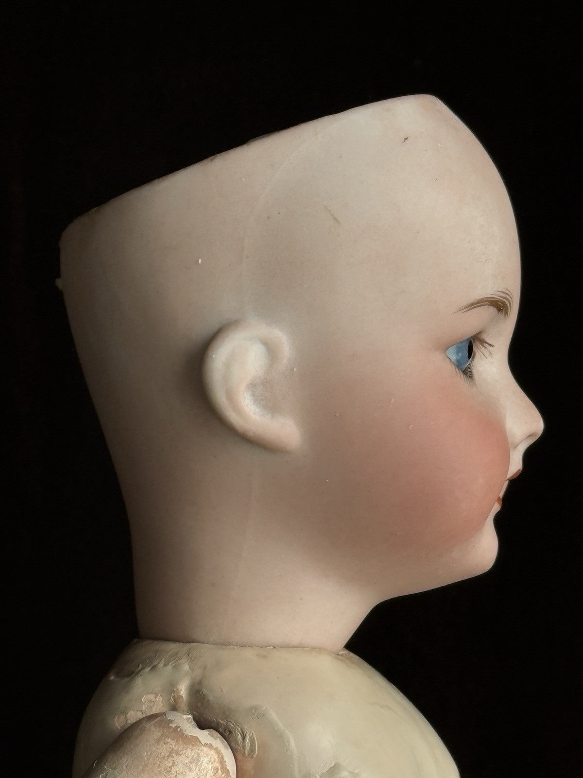 Antique French 13.25” SFBJ (?) Bisque Head Doll