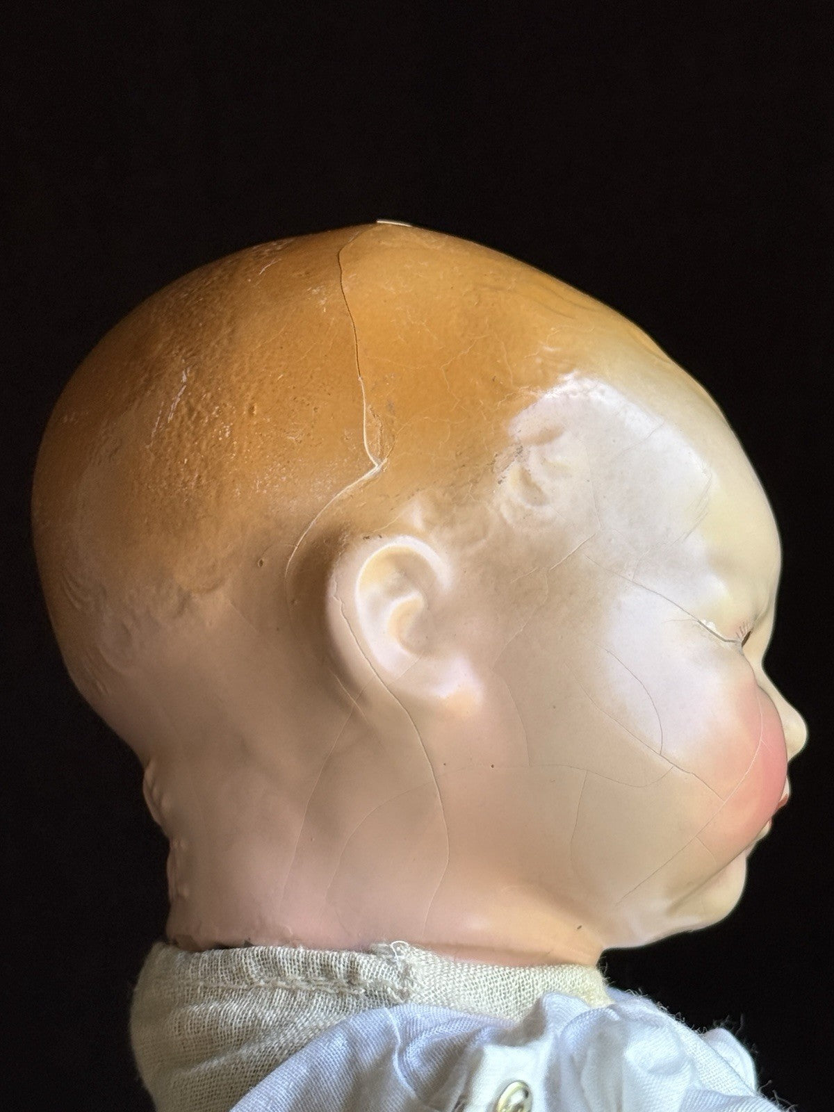 2 Rare Antique American Character Teenie Weenie Composition Cloth Baby Dolls