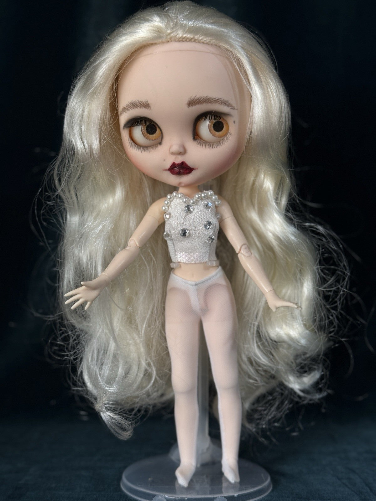 OOAK Custom Blythe 11” Artist BJD Bride Doll