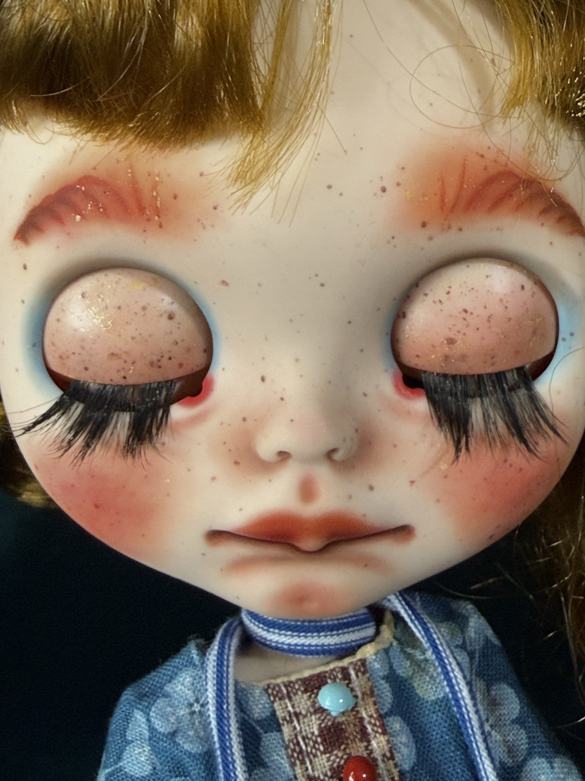 OOAK Custom Blythe 11” Artist BJD Doll With Goose Toy