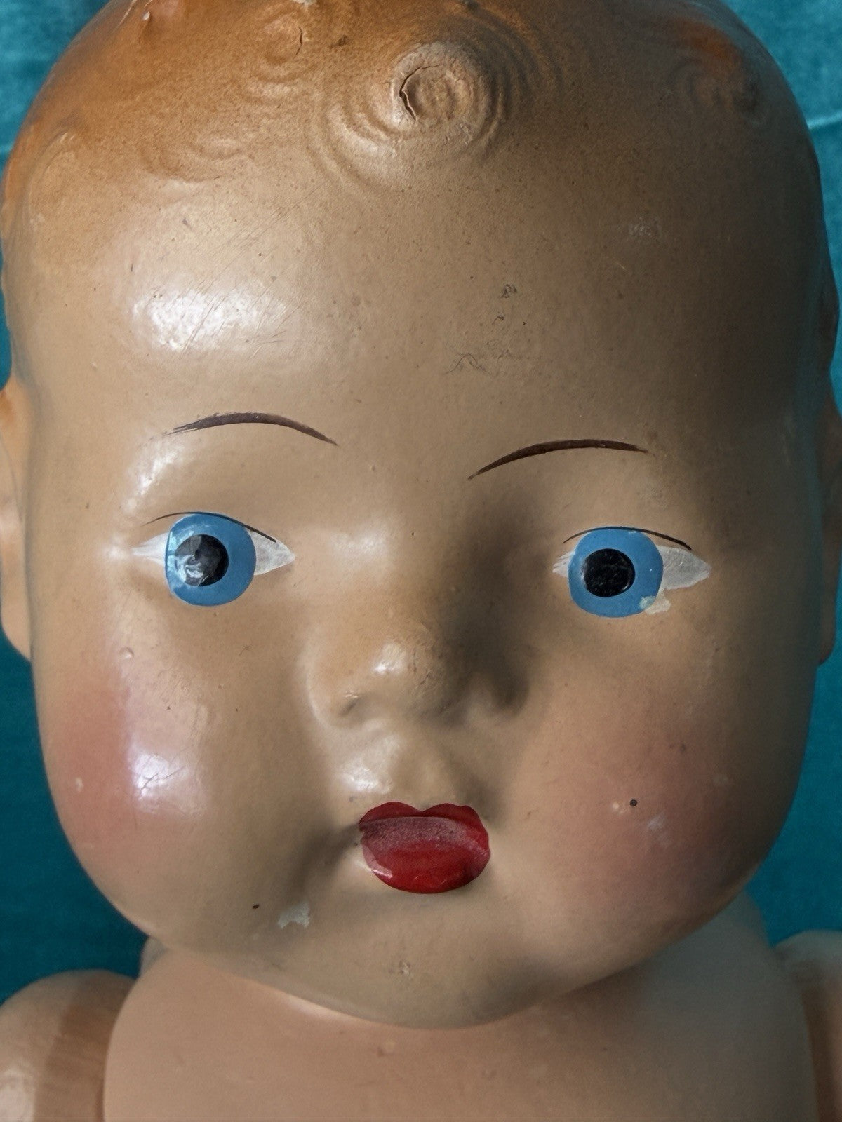 Vintage Unidentified 16” All Composition Doll