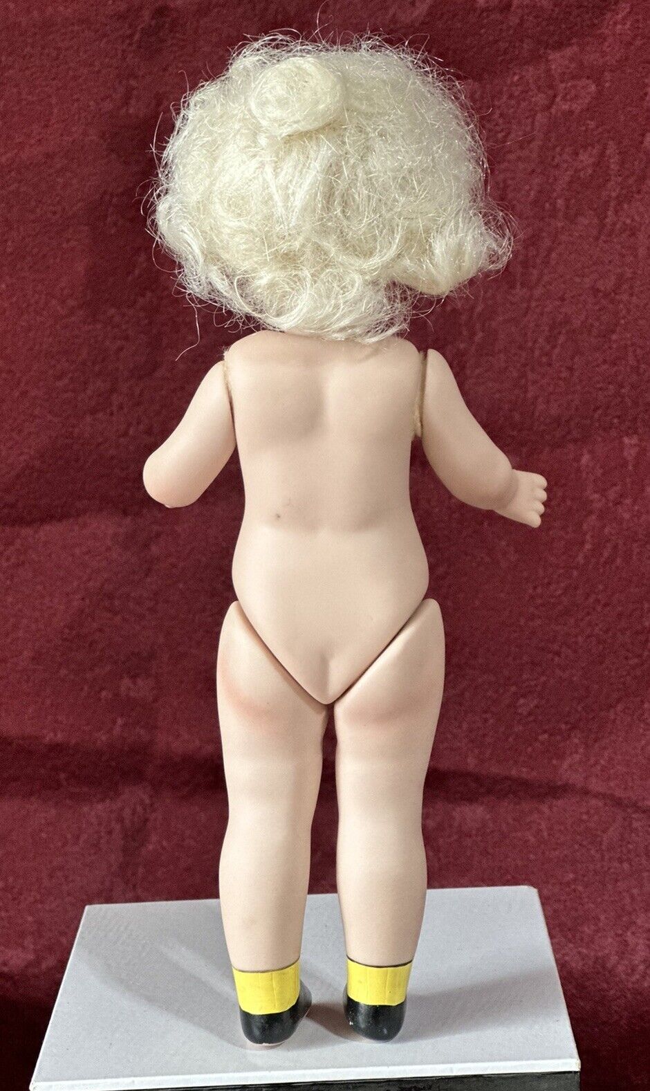 Collectible Reproduction of Antique Mignonette Porcelain 7 1/2” Doll