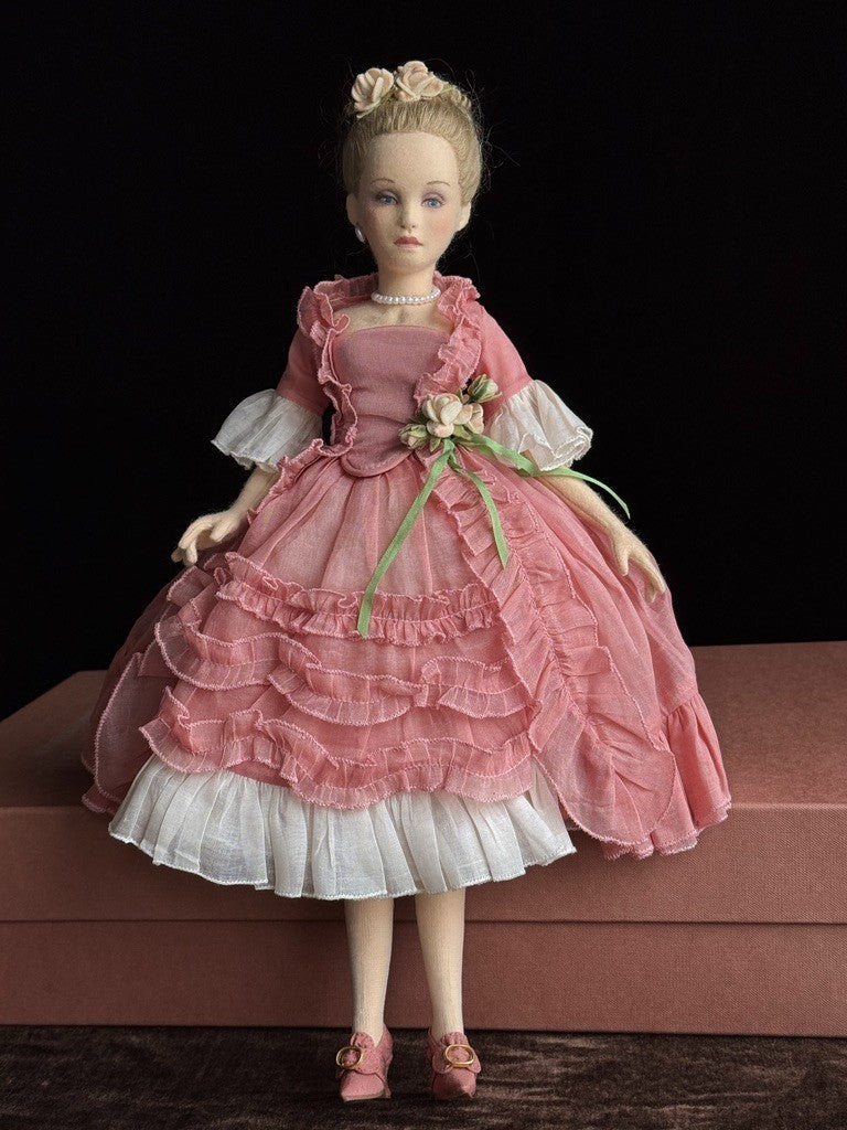 Collectible John Wright Columbine 15" Cloth Felt Doll LE 300 in Box