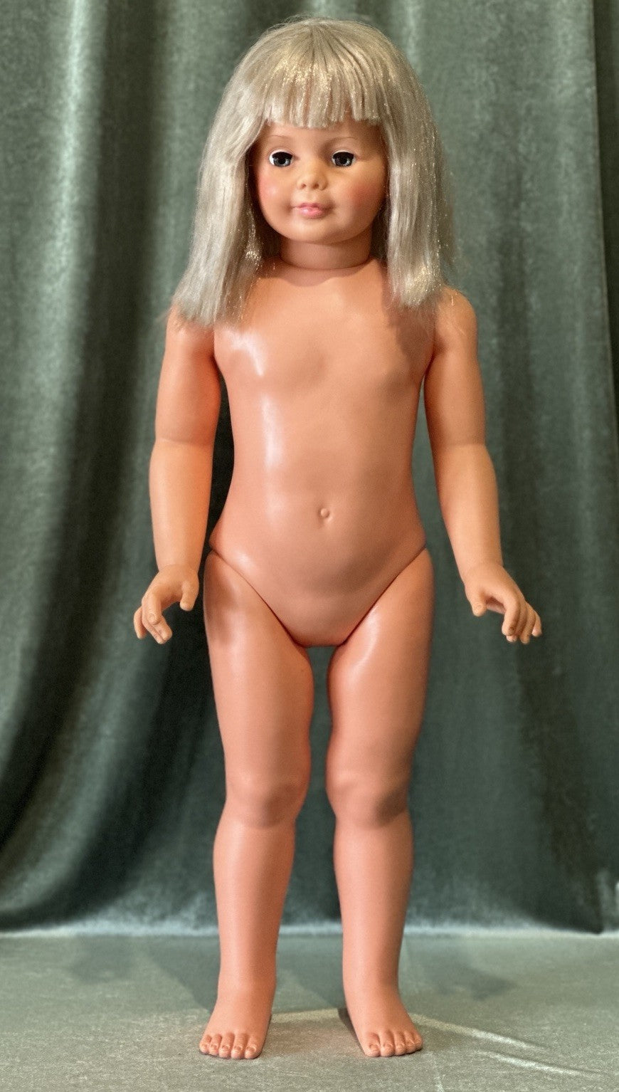 Vintage Ideal G-35 Patti Playpal 35” Walker Doll Blonde Vintage Outfit