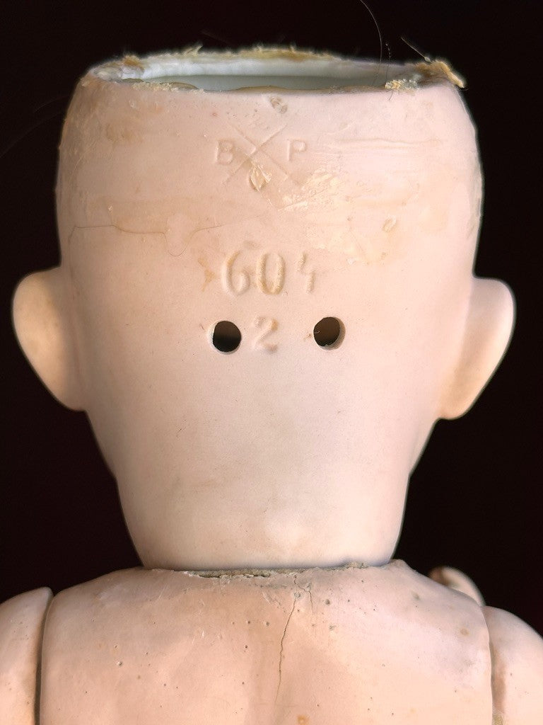 Rare Antique German 11” Bahr & Proschild 604 Bisque Head Baby Doll