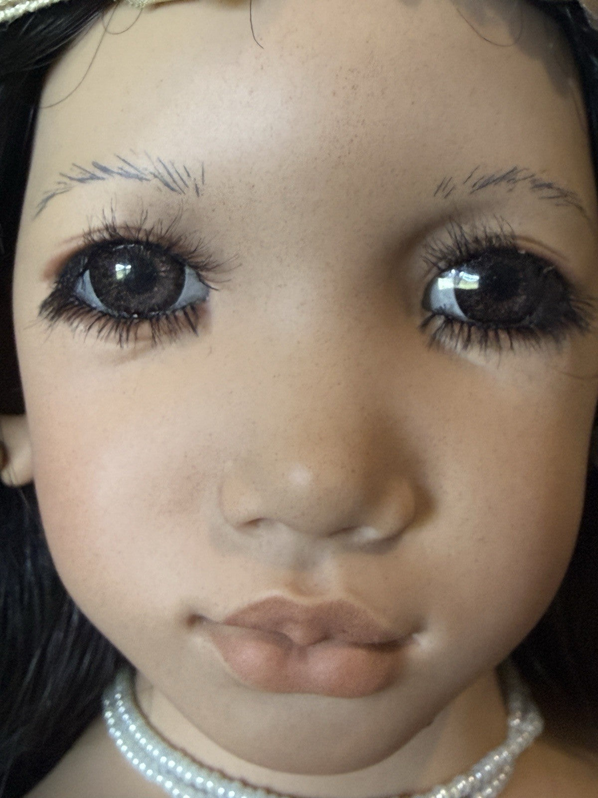 Vinyl Annette Himstedt 23” Doll “Morgana” 1996 Box/COA/Tag