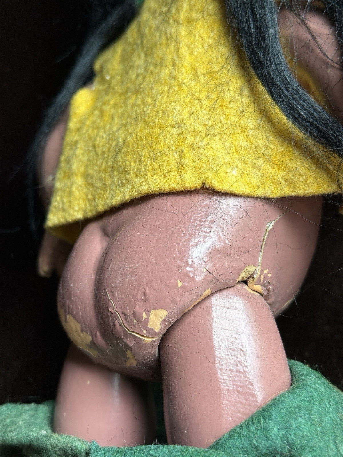 Vintage Reliable 12.5" Composition Indian Native American Doll