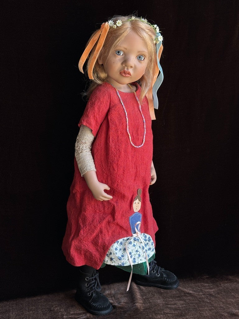 Rare Lifelike Zwergnase 22” Vinyl Irmi Doll 2005 LE 50 with Tag and Box