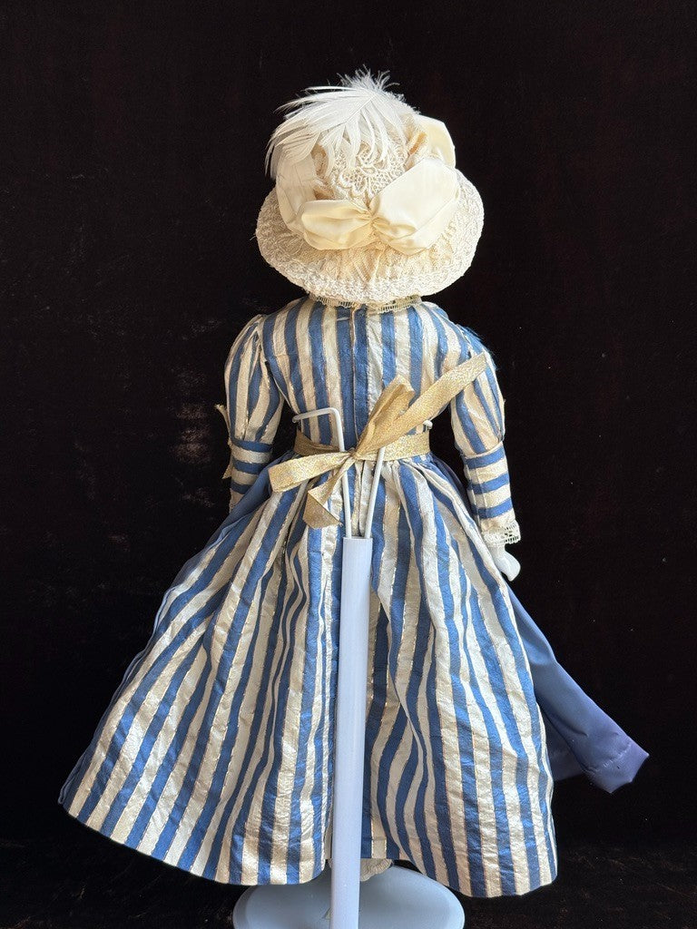 Antique German 19" Hertwig China Head Fashion Doll