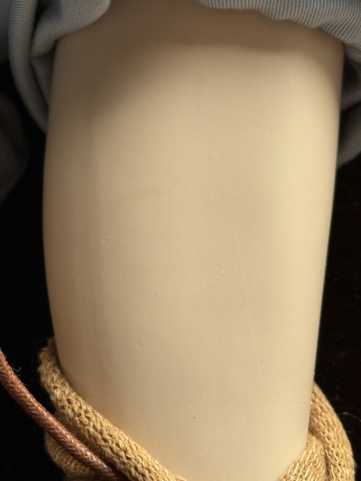 OOAK Large Artist Made Porcelain Victorian Gentleman Doll with Stand