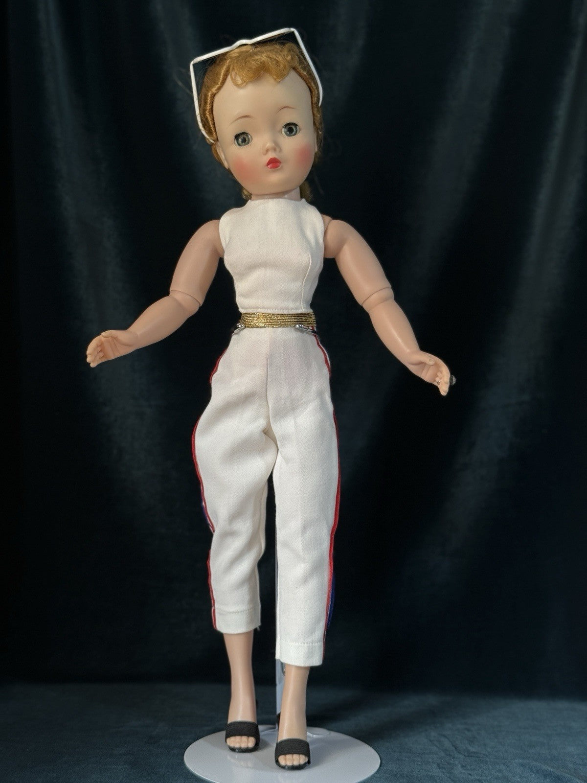 Vintage Tagged Yachting Ensemble 1958 Madame Alexander 20” Cissy  Doll