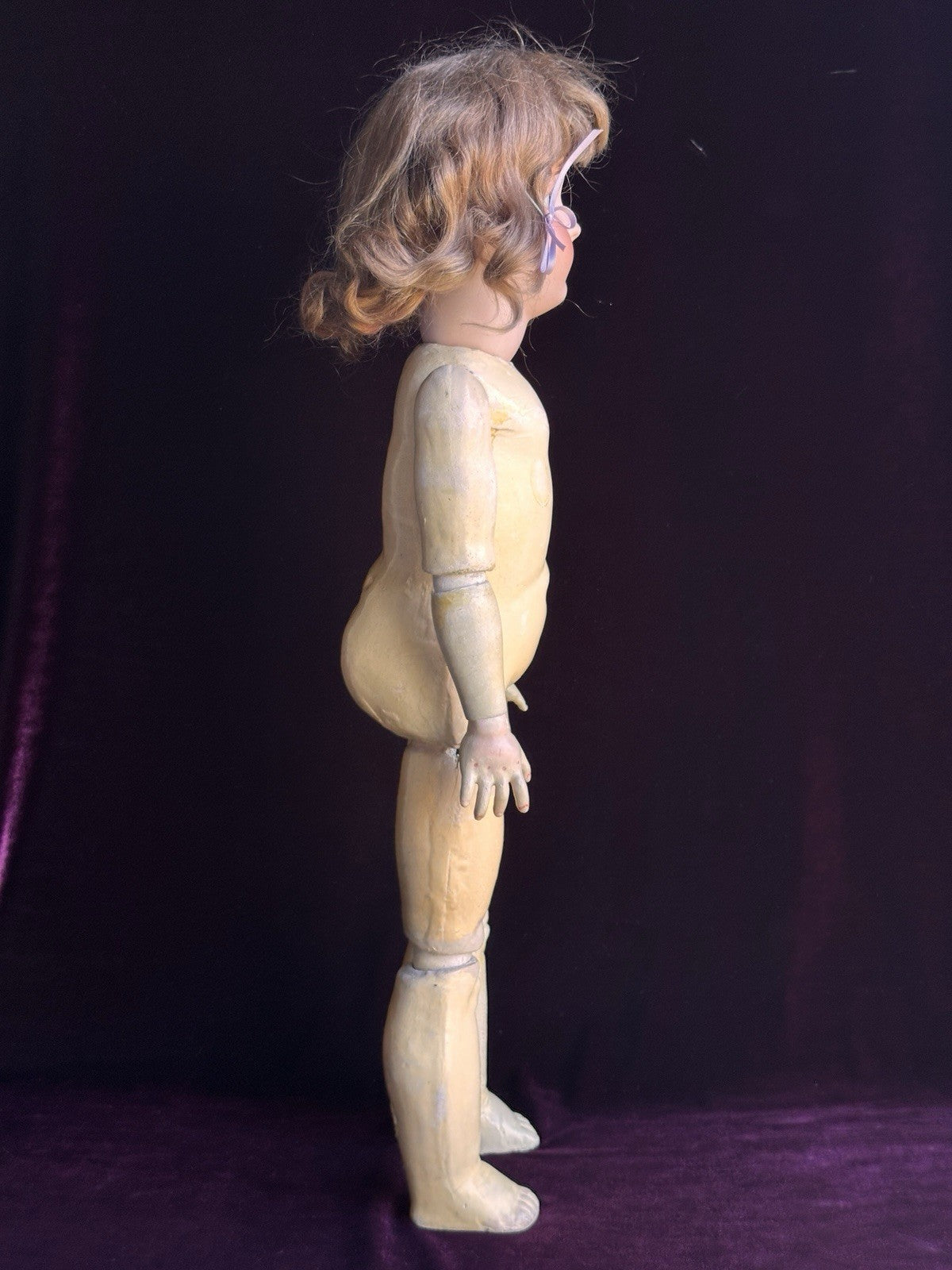 Antique German 23” Gans & Seyfarth Bisque Head Doll
