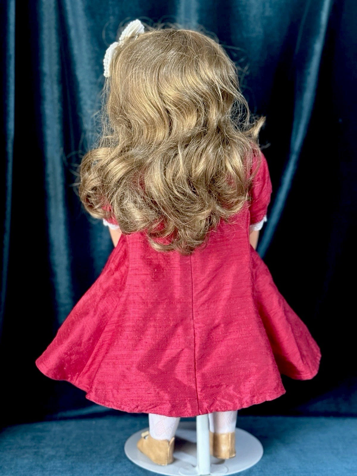 Antique French 20” Unis Mold 301 Bisque Head Composition Body Doll