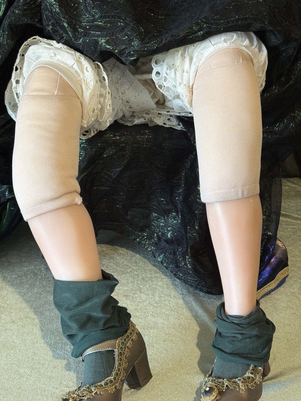 OOAK (?) Collectible Lifelike 48” Wax (?) Doll “Catalina” by Juanita Montoya