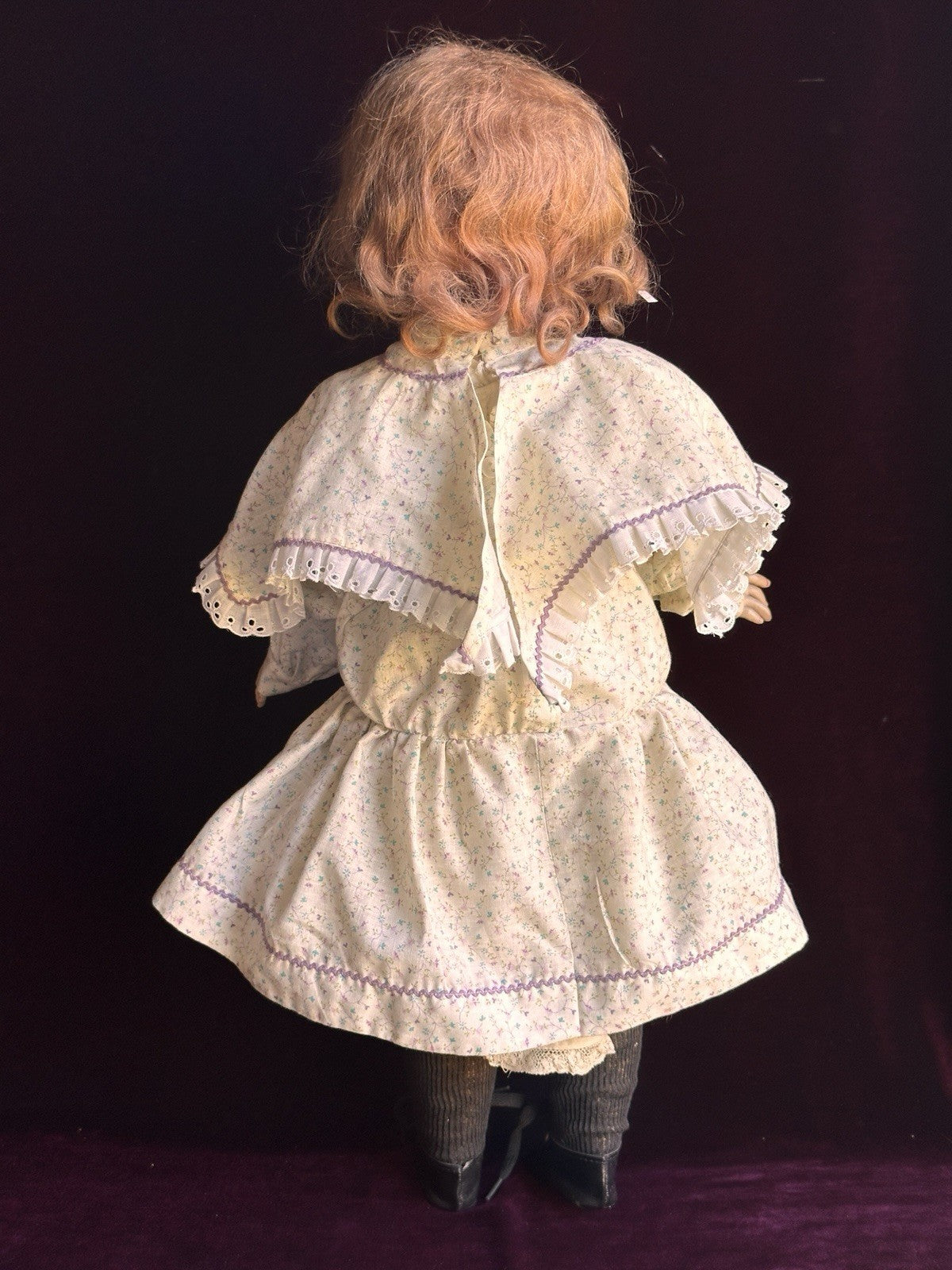 Antique German 23” Gans & Seyfarth Bisque Head Doll